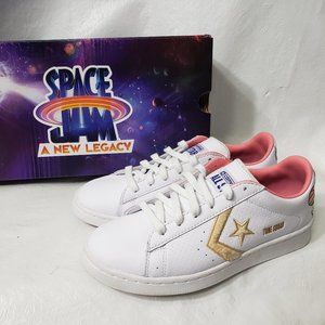 Converse Space Jam Sneakers W 7 M 5.5 Lola Bunny One Star Lo Top Y2K Vintage 90s